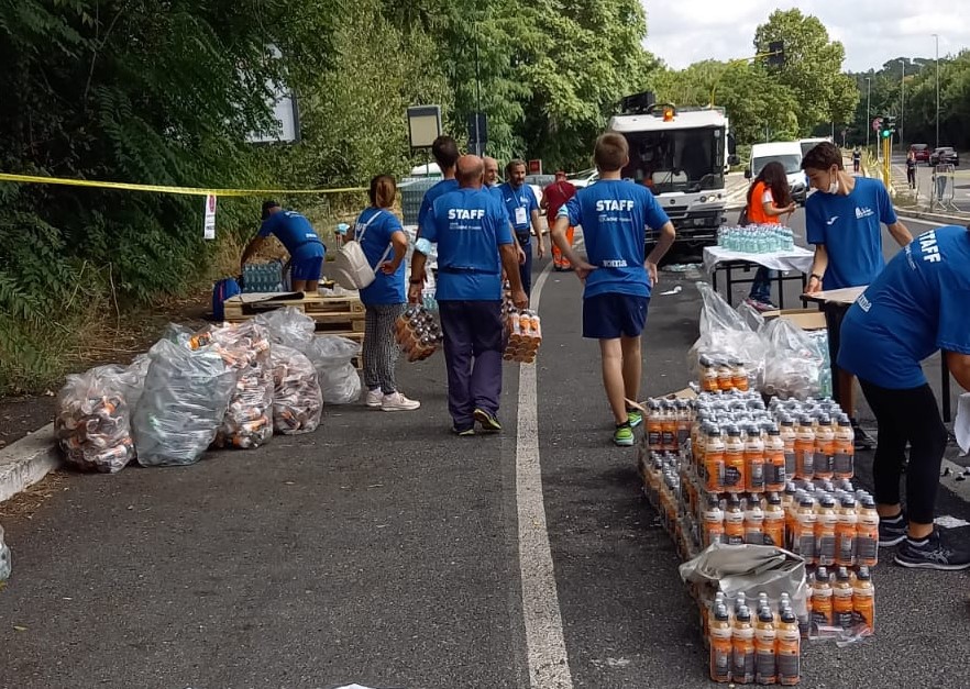 Niente sprechi a Run Rome the Marathon: con Banco Alimentare Roma ODV recuperate 23 tonnellate di cibo dopo la maratona