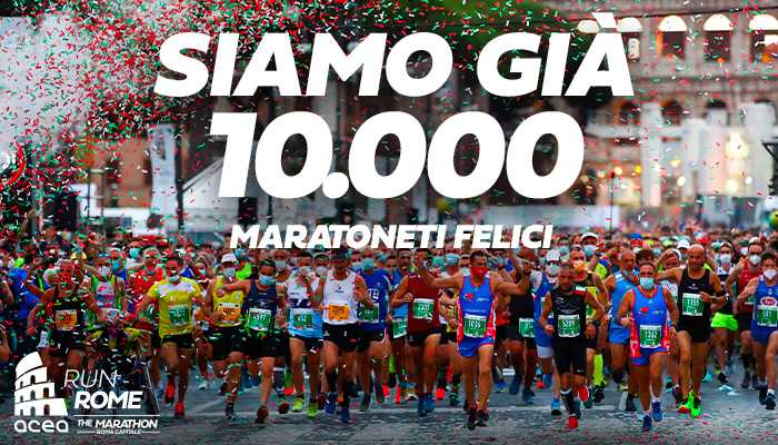 Che gara, già 10mila partecipanti all’Acea Run Rome The Marathon, il 50% sono stranieri