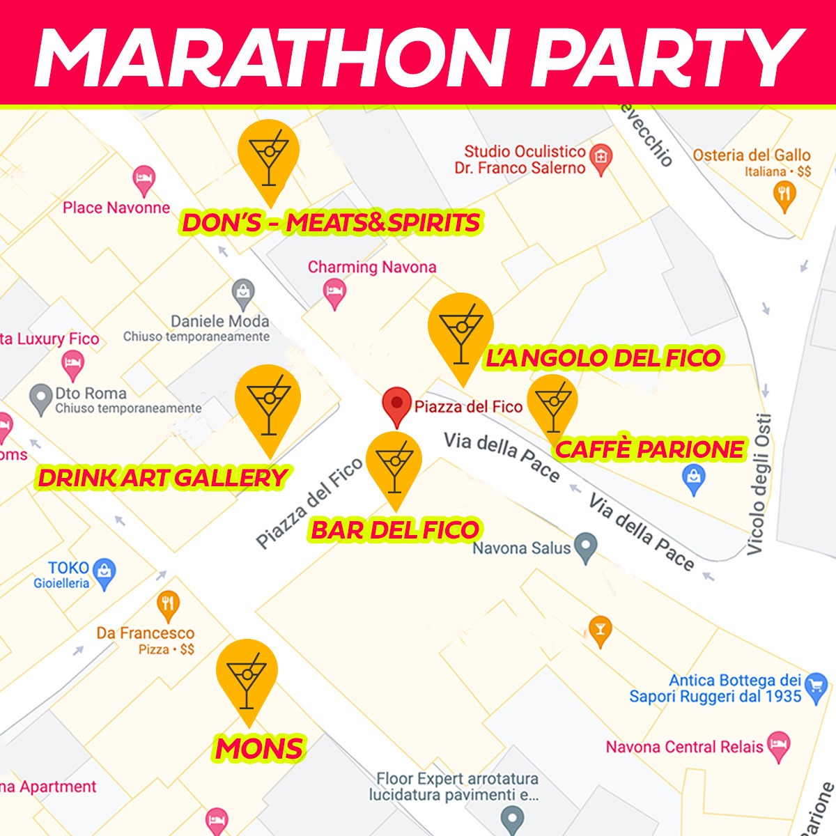Partecipa al Marathon Party, pronti alla festa delle medaglie?